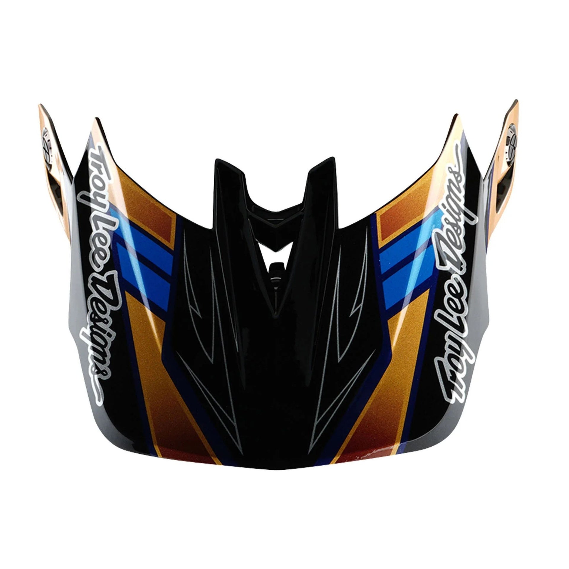 Casco Troy Lee Designs D4 Composite Royalty Black / Gold